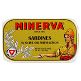 Minerva Sardines in Olive Oil with Lemon 120G
