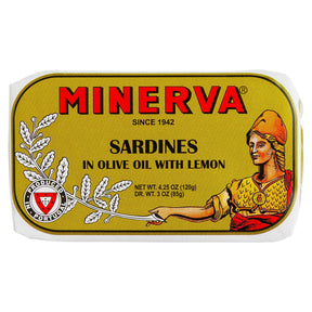 Minerva Sardines in Olive Oil with Lemon 120G