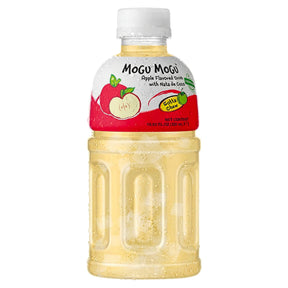 Mogu Mogu Drink With Nata De Coco Apple Flavour 320Ml