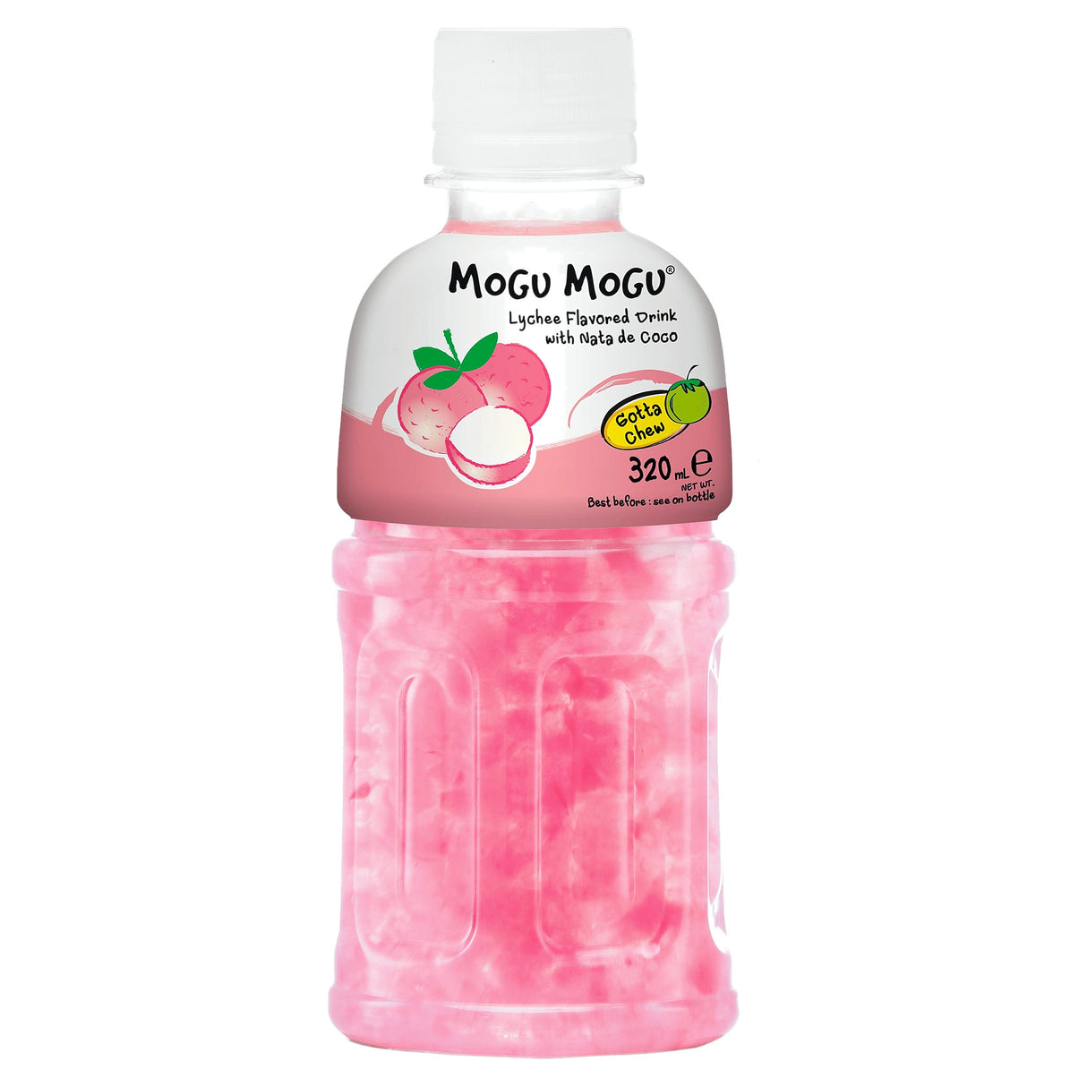 Mogu Mogu Drink With Nata De Coco Lychee Flavour 320Ml