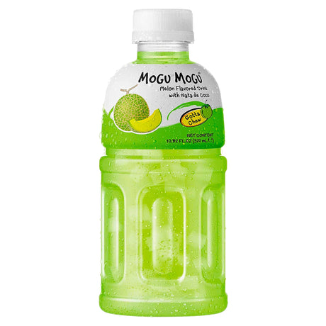 Mogu Mogu Drink With Nata De Coco Melon Flavour 320Ml