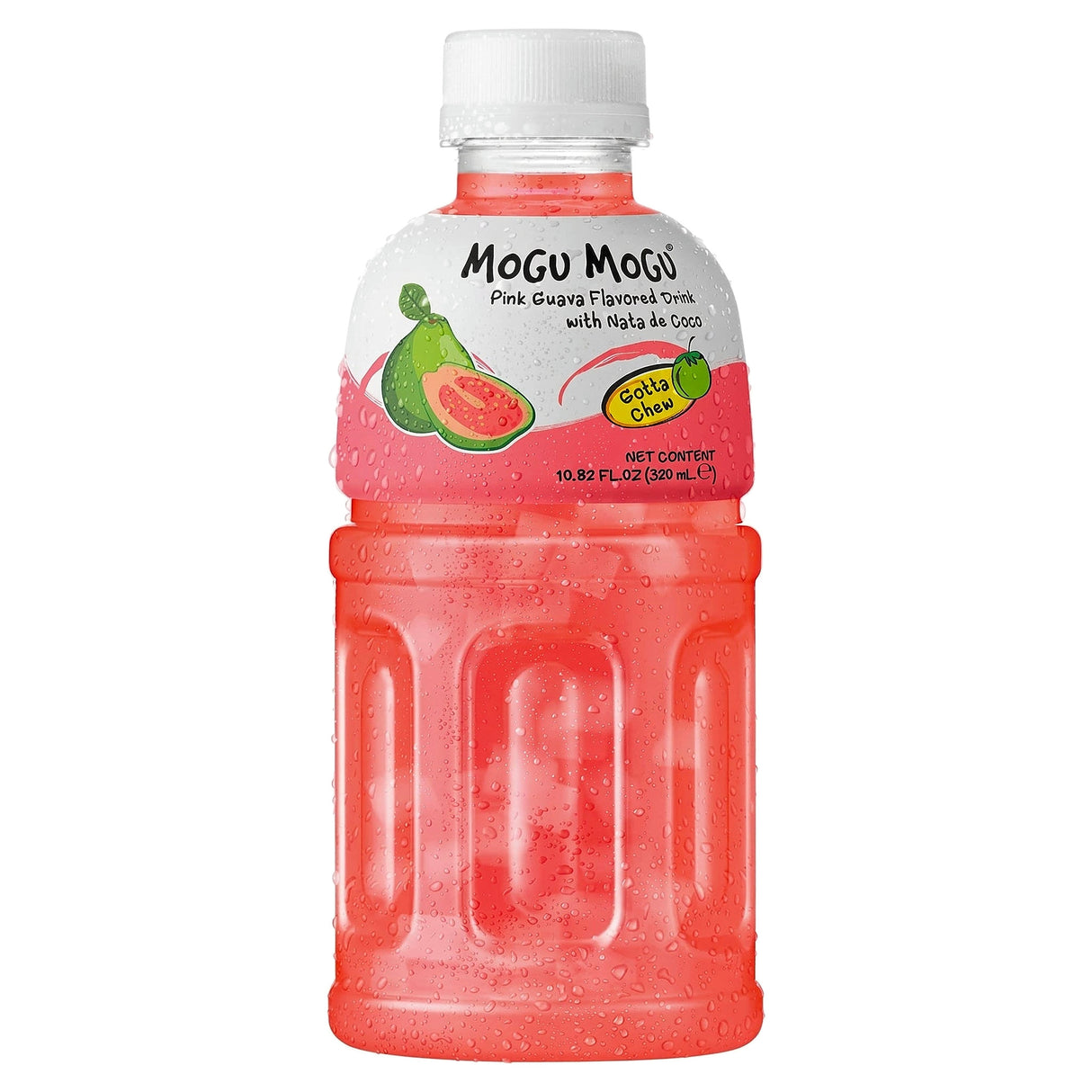 Mogu Mogu Drink With Nata De Coco Pink Guava Flavour 320Ml