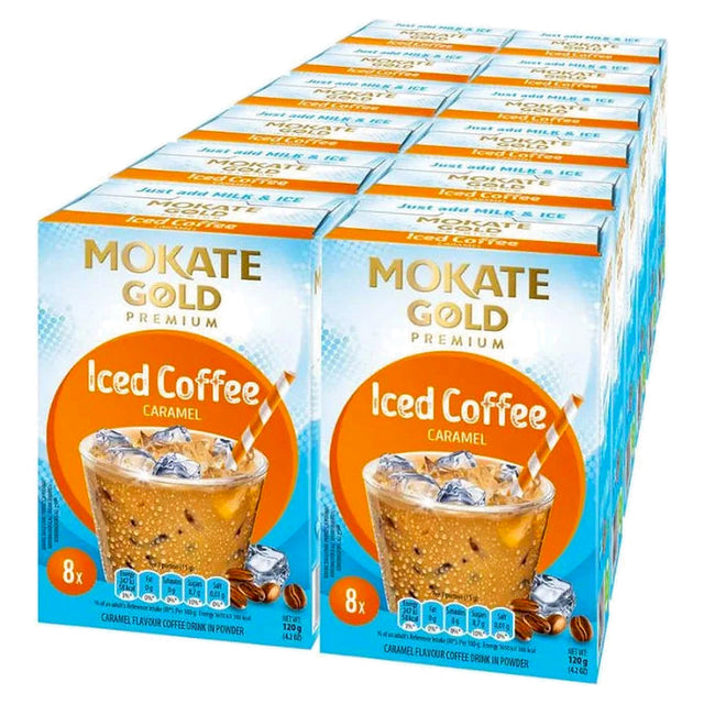 Mokate Iced Coffee Caramel 8 X 15G (Case of 12)