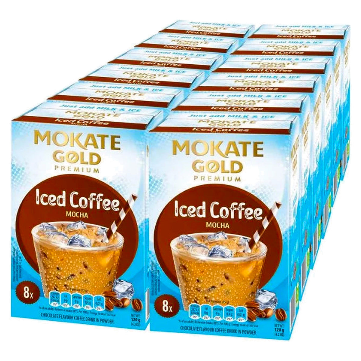 Mokate Iced Coffee Mocha 8 X 15G (Case of 12)
