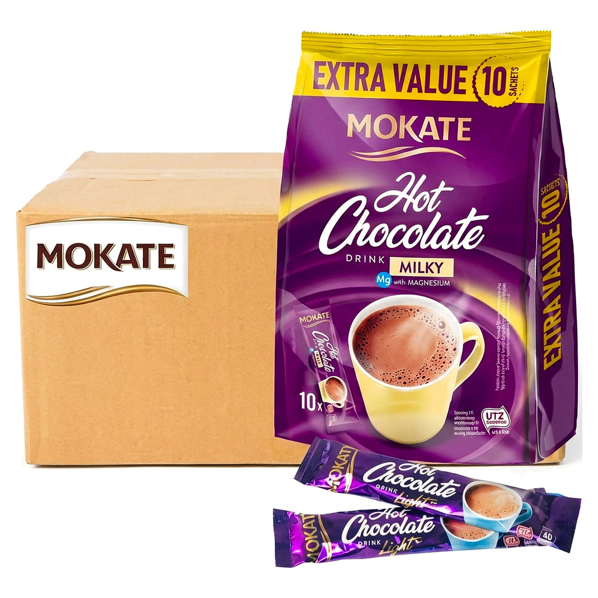 Mokate Milky Hot Chocolate 10 Pack (180G) (Case of 18)