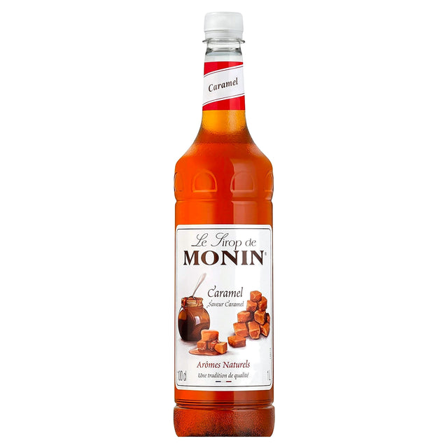 Monin Caramel 1Ltr **Damaged Label** **Expiry Oct 2024**