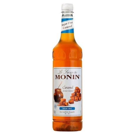 Monin Caramel Sugar Free Syrup 1ltr