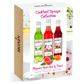 Monin Cocktail Gin & Tonic Gift Pack 3x5cl