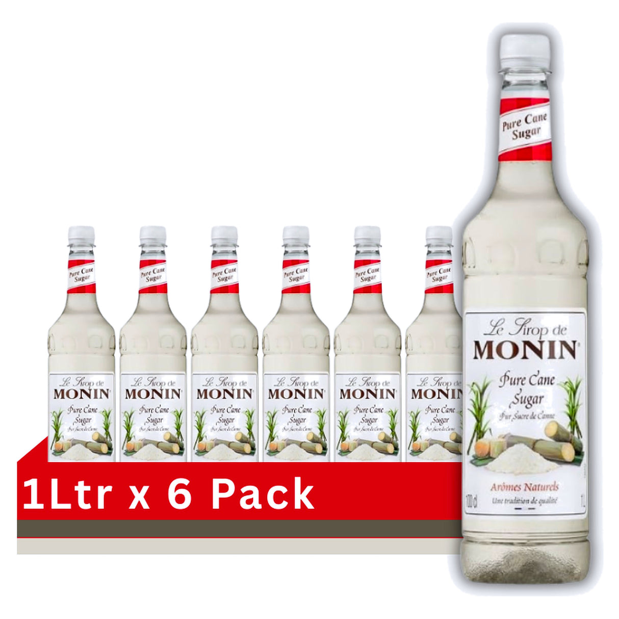 Monin Pure Cane Sugar 1Ltr (Case of 6)