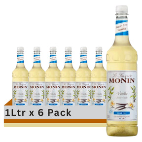 Monin Vanilla Sugar Free 1Ltr (Case of 6)
