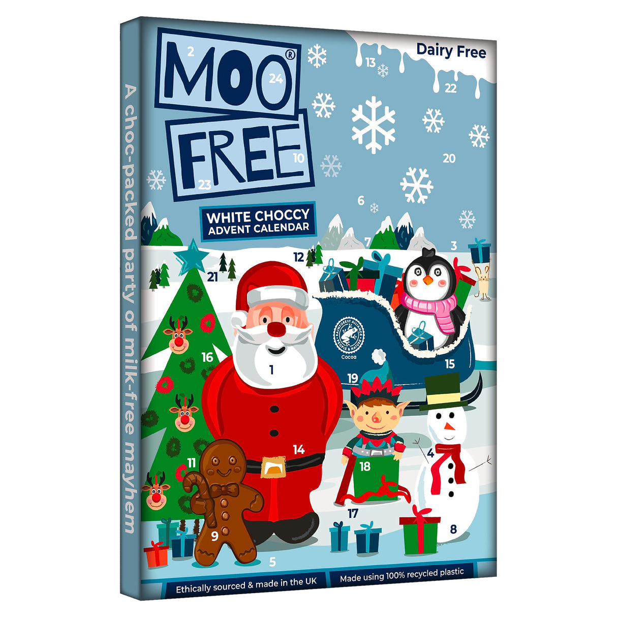 White Chocolate Advent Calendar 70G