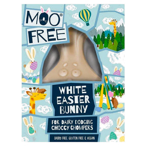 Moo Free White Easter Bunny 80G