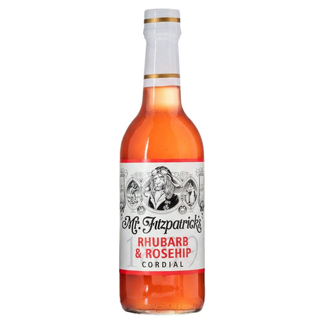 Mr Fitzpatrick'S Rhubarb & Rosehip Cordial 500ML