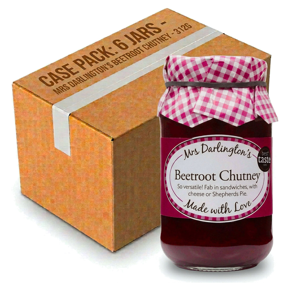 Mrs Darlington Beetroot Chutney 312G (Case of 6)