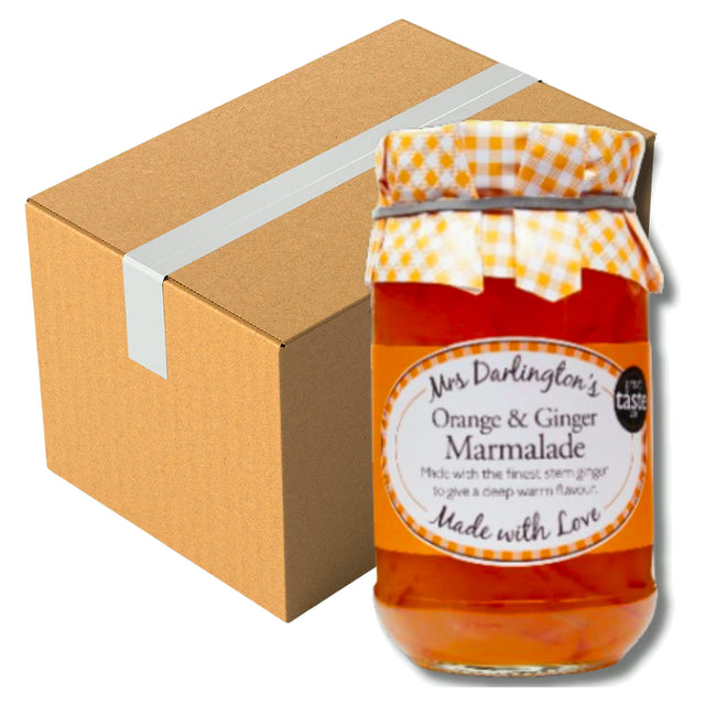 Mrs Darlington - Orange & Ginger Marmalade 340g (Case of 6)
