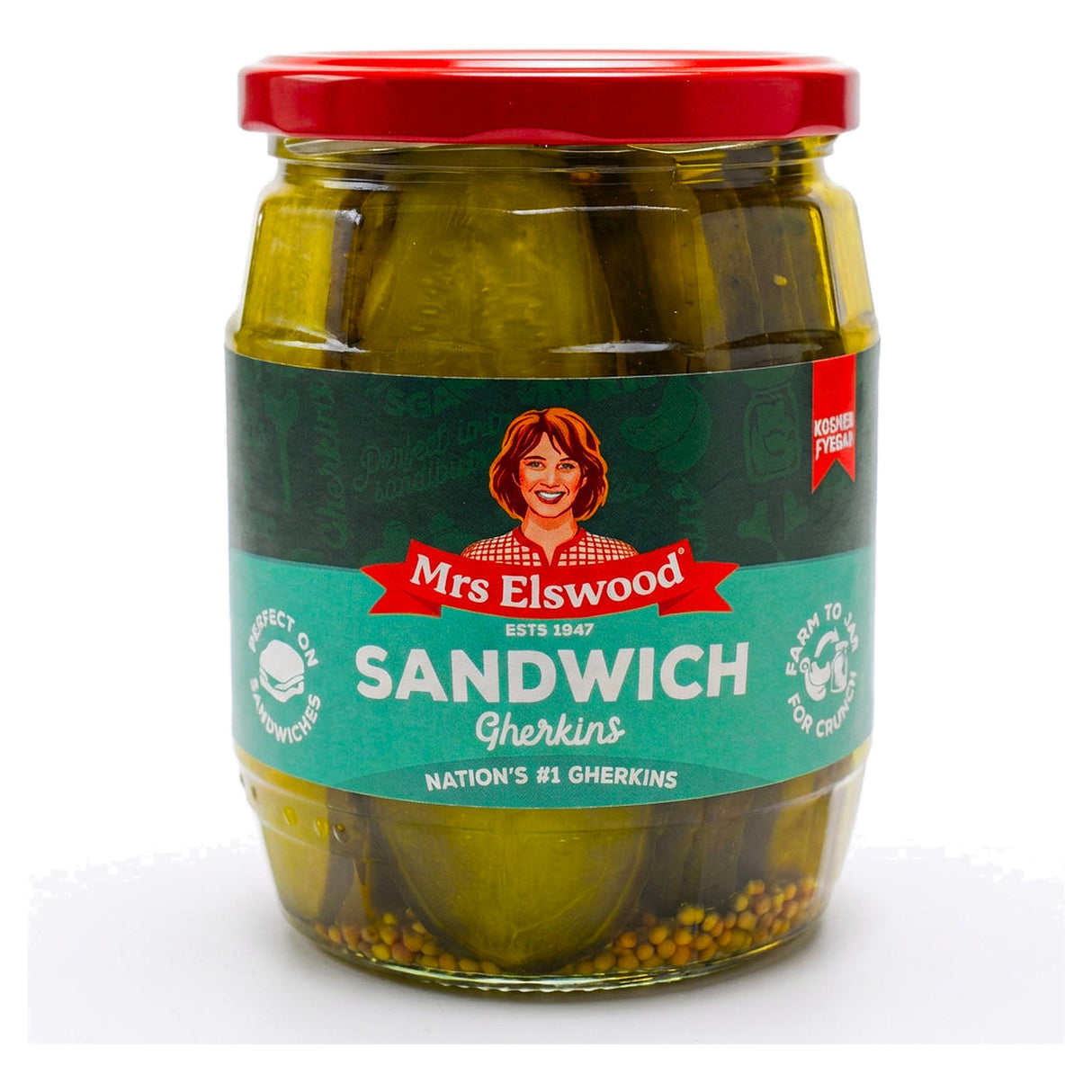 Mrs Elswood Sandwich Slice Cucumbers 540G