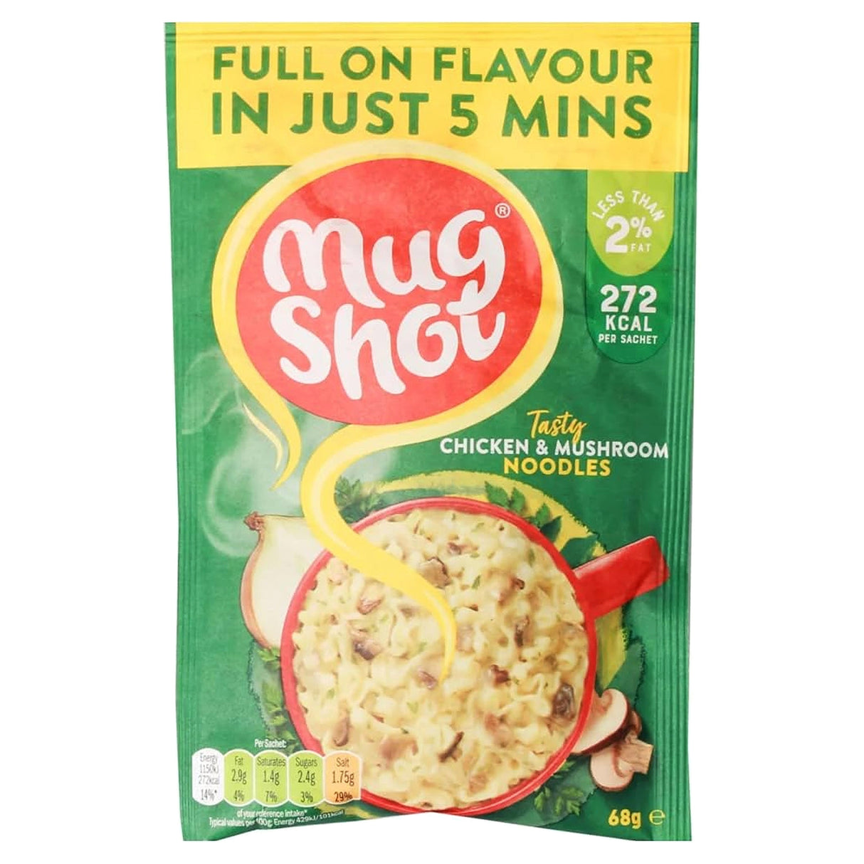 Mugshot Noodles Chicken & Mushroom 68G