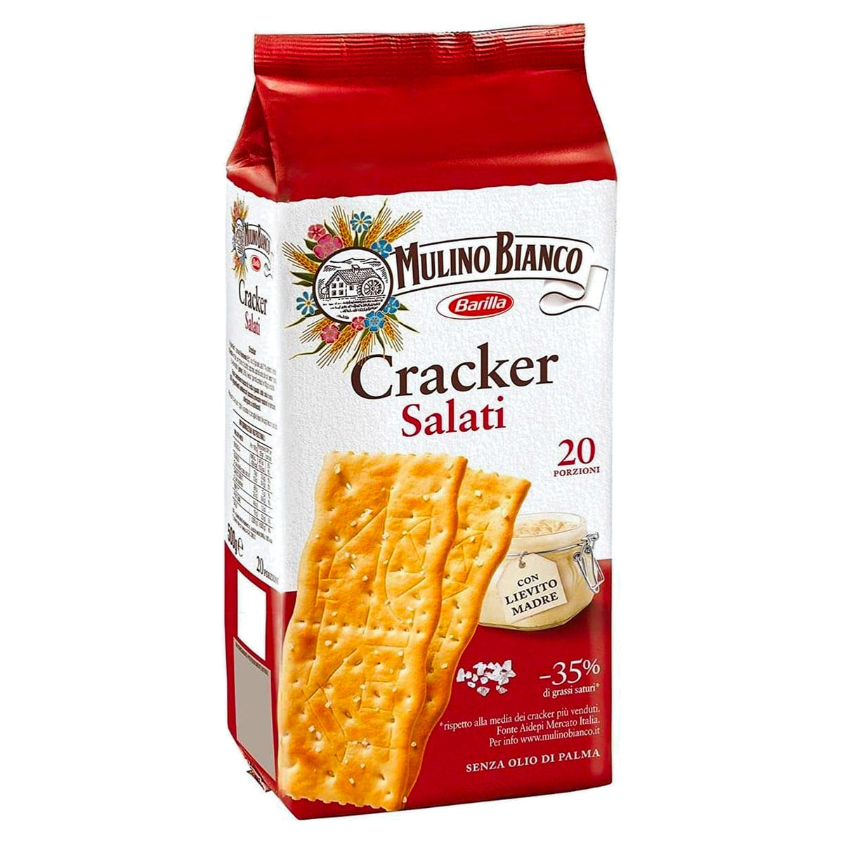 Mulino Bianco Barilla Crackers Salati (Salted Crackers) 500G