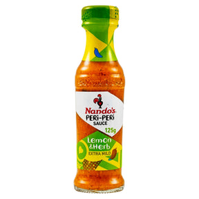 Nandos Lemon & Herb Extra Mild Peri-Peri Sauce 125G