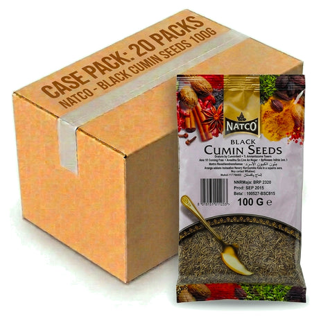 Natco Cumin Seeds Black 100G (Case of 20)