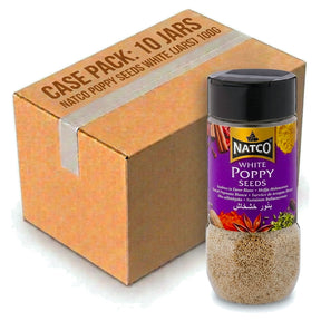 Natco Poppy Seeds White (Jars) 100G (Case of 10)