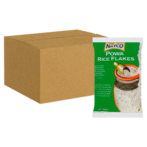 Natco Powa Medium Flaked Rice 1KG (Case of 6)