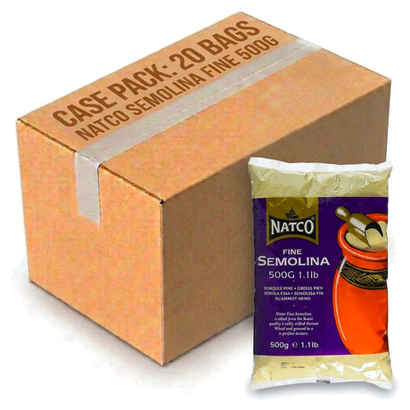 Natco Semolina Fine 500G (Case of 20)