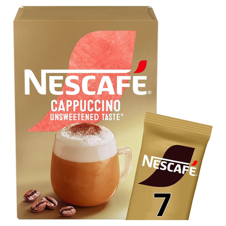 Nescafe Cappuccino Unsweetened 7 Sachets