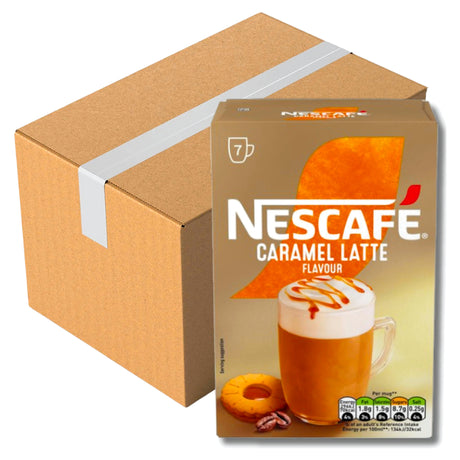 Nescafe Caramel Latte 7 Sachets (Case of 6)