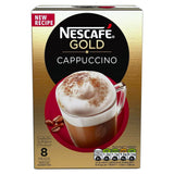 Nescafe Gold Cappuccino Instant Coffee 8 Sachets
