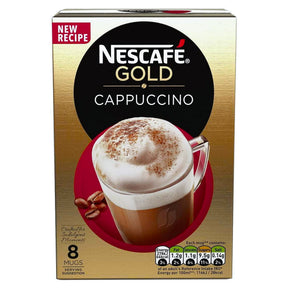 Nescafe Gold Cappuccino Instant Coffee 8 Sachets