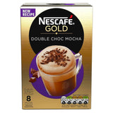 Nescafe Gold Double Choc Mocha Instant Coffee, 8 Sachets