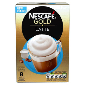 Nescafe Gold Latte Instant Coffee, 8 Sachets