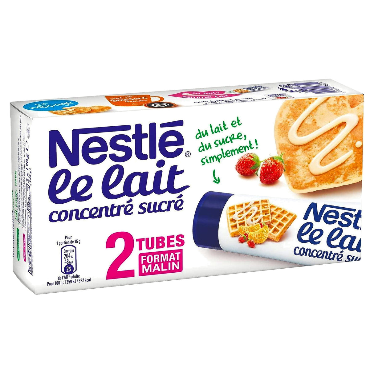 Nestle Sweetened Condensed Milk 2 Tubes (170G)