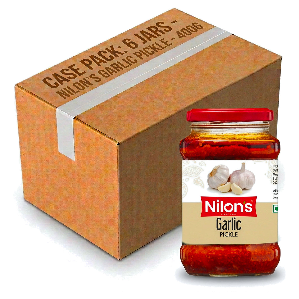 Nilon's Garlic Pickle 400G (Case of 6)
