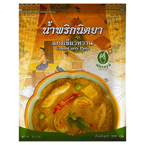 Nittaya Green Curry Paste 1Kg