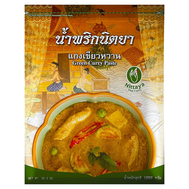 Nittaya Green Curry Paste 1Kg