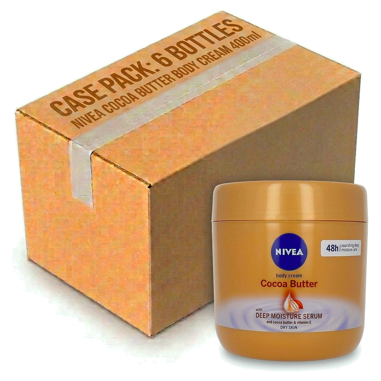 Nivea Cocoa Butter Body Cream 400ML (Case of 6)
