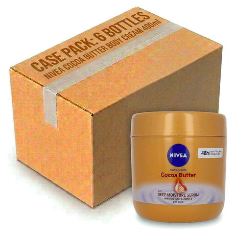 Nivea Cocoa Butter Body Cream 400ML (Case of 6)