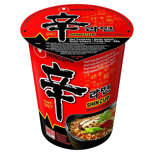 Nongshim Shin Ramyun Noodles (Cup) 68G