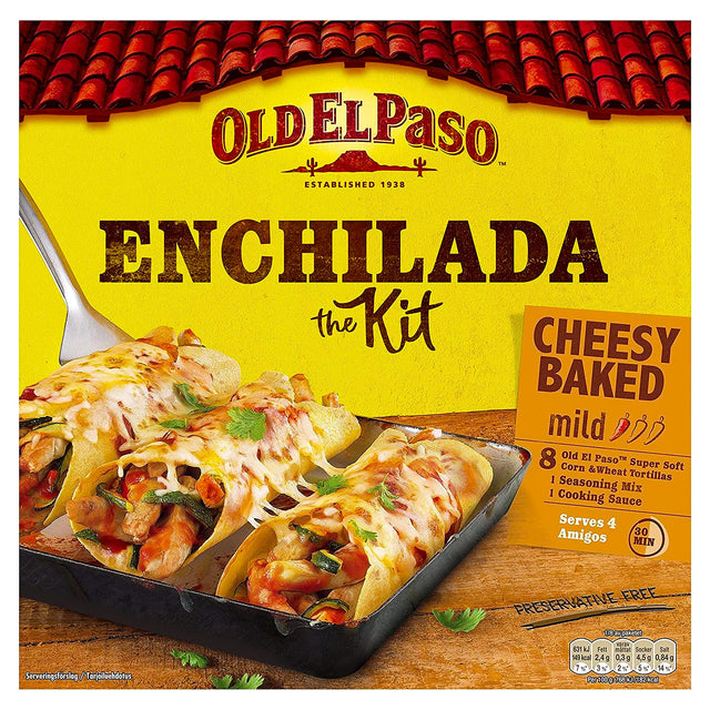 Old El Paso Enchilada Kit Cheesy Baked 663G