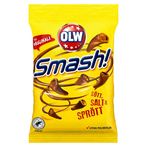 OLW Smash Chocolate Covered Corn Snacks 100G