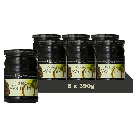 Opies Pickled Walnuts In Malt Vinegar 390G (Case of 6)