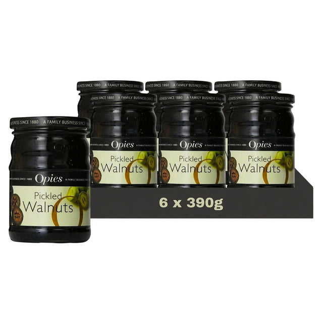 Opies Pickled Walnuts In Malt Vinegar 390G (Case of 6)