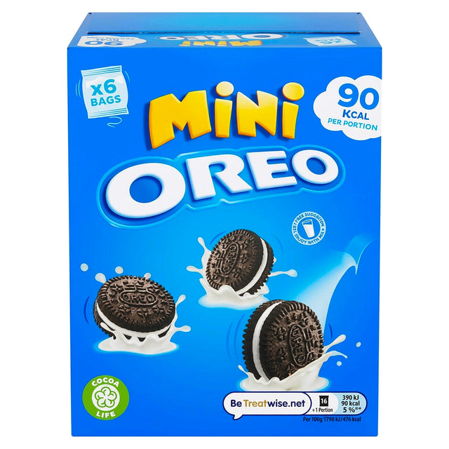 Oreo Mini Vanilla 6 Pack (114G)