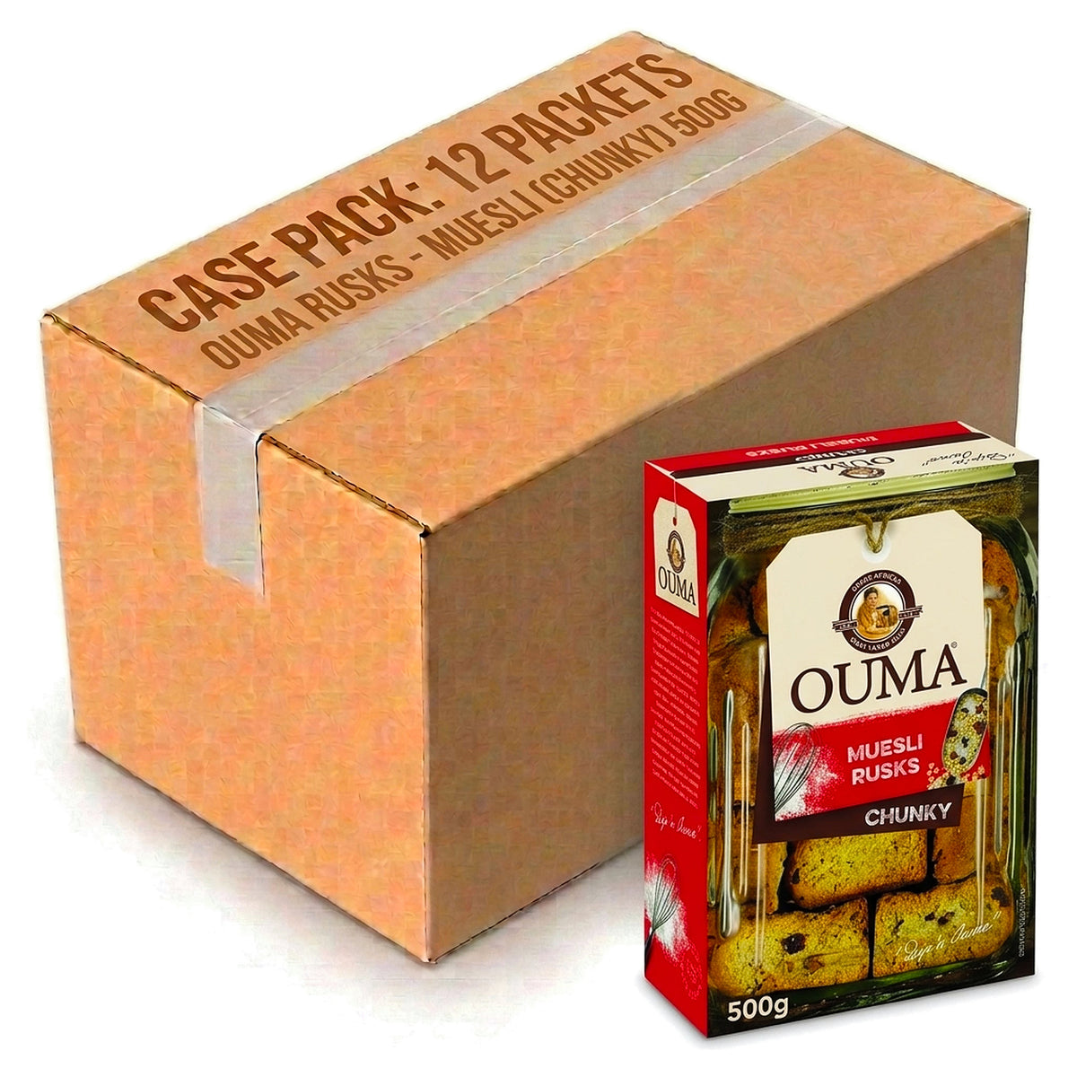 Ouma Rusks - Muesli (Chunky) 500G (Case of 12)