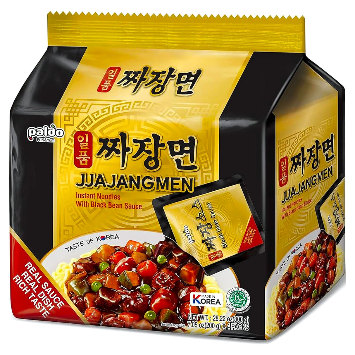 Paldo Jjajangmen 200g x 4 Packs
