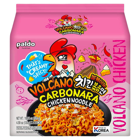 Paldo Volcano Carbonara Chicken Noodle 130G