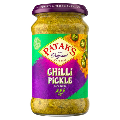 Pataks Chilli Pickle (Hot) Jar 283G