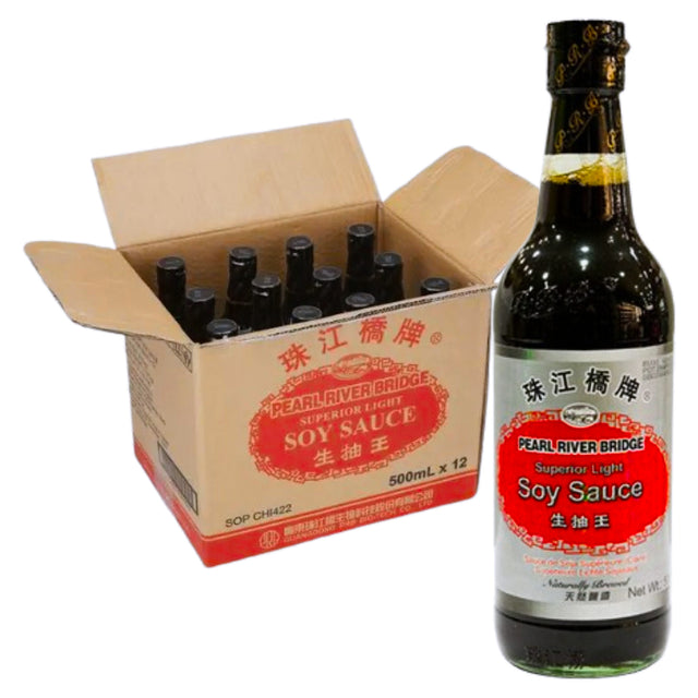 Pearl River Bridge Light Soy Sauce Superior 500ML (Case of 12)